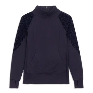 Lululemon "FLORAL FLOCK" Pullover Sweatshirt, Size 6 - WORN ONCE